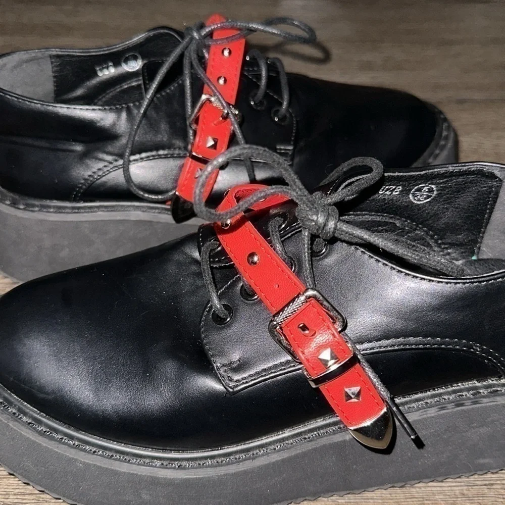 Koi Footwear Platform Lace Up Shoes